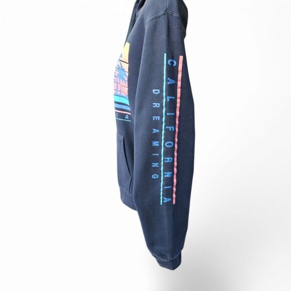 CALL YOUR MOTHER Women's California Dreaming Hooded Pullover Sweatshirt Size L - Picture 6 of 14